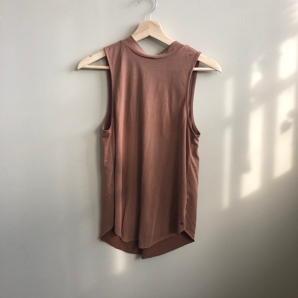 American Eagle faux suede tank
